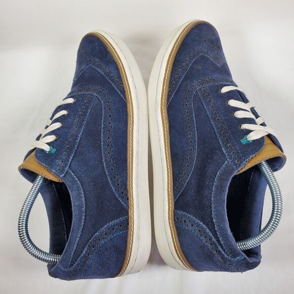 Ted Baker London Hapra 3 Navy Blue Suede Oxford Shoes Mens Size 9 Shoes main image 8